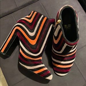 Salvatore Ferragamo Suede Booties- WORN ONCE